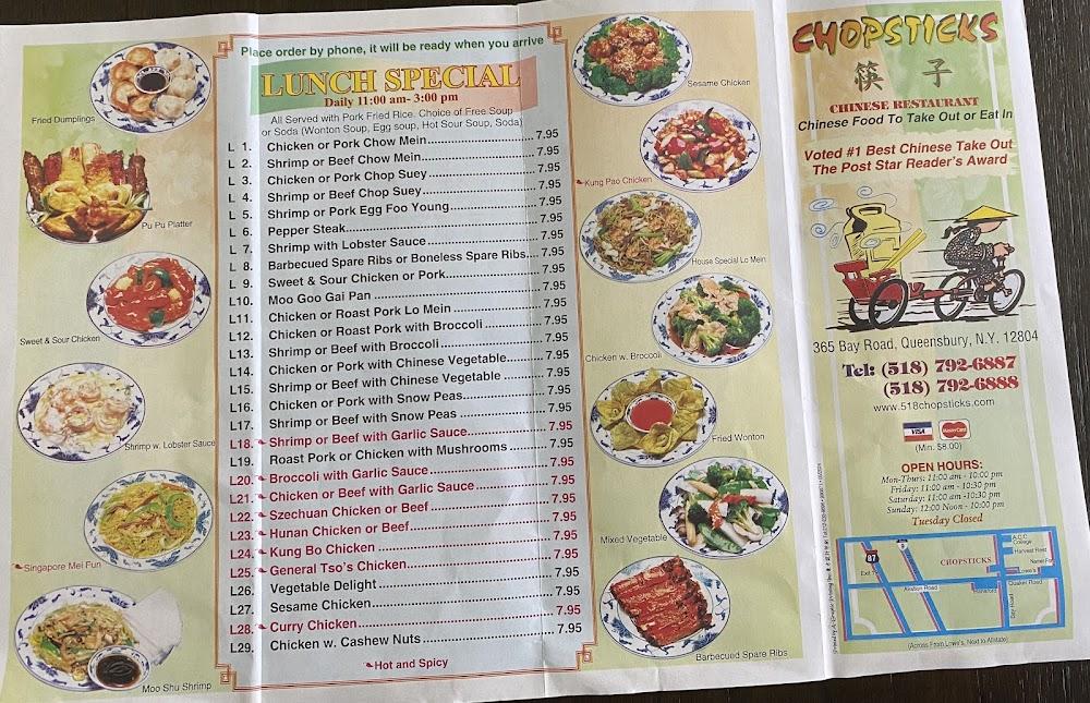 Chopsticks Menu image 3